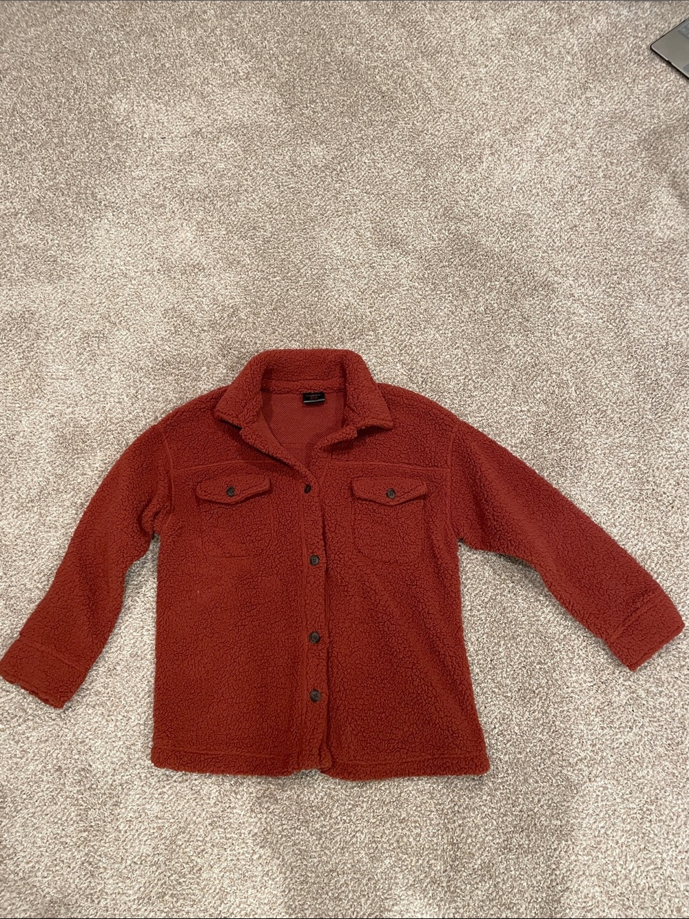 32 Degrees Rust Teddy Sherpa Jacket